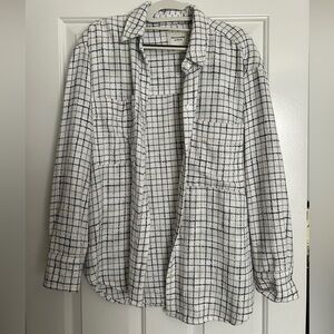 Abercrombie oversized button down shirt NWOT
